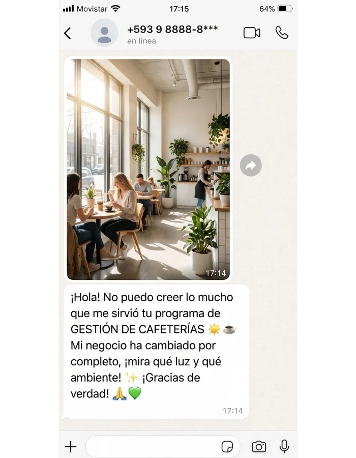 Testimonio de cliente sobre la guía